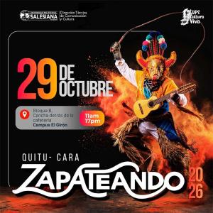 Afiche del Quitu - Cara Zapateando 2026